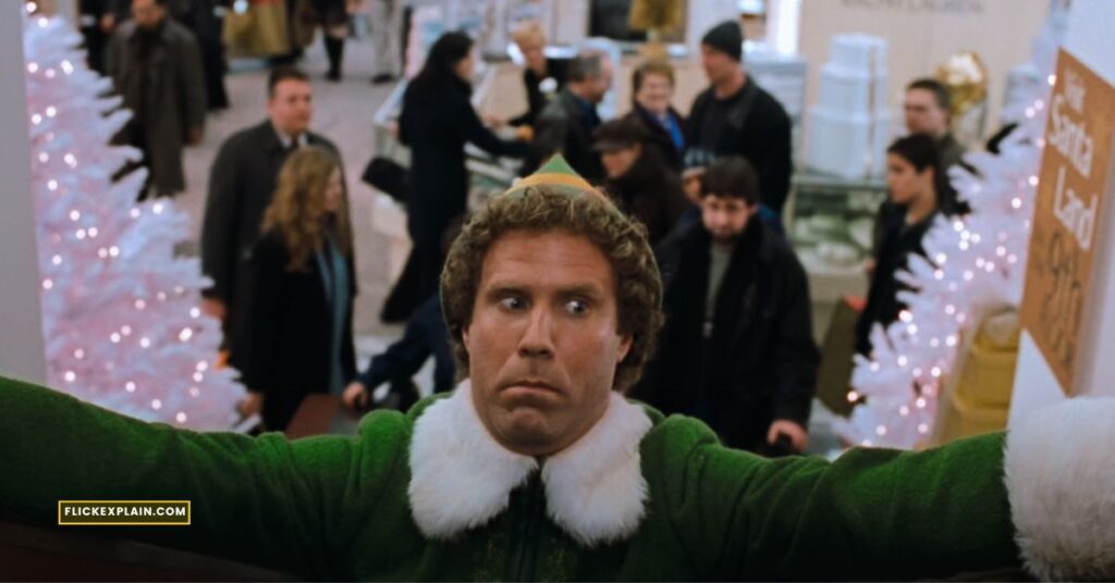 Things You Didn't Know About Elf - Early Career: Ferrell as Mall Santa
